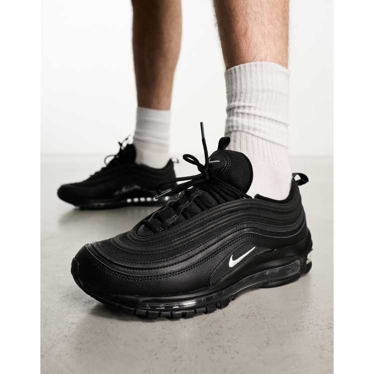 Nike Men's Air Max 97 Casual Shoes in Black/Black Size 9.0