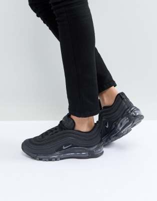 womens nike air max 97 triple black