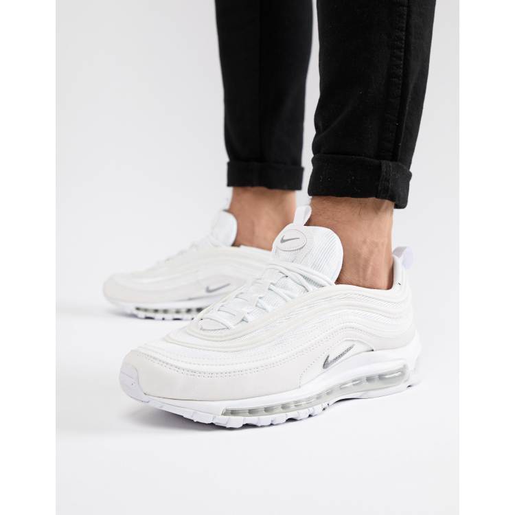 Nike Air Max 97 sneakers in triple white ASOS