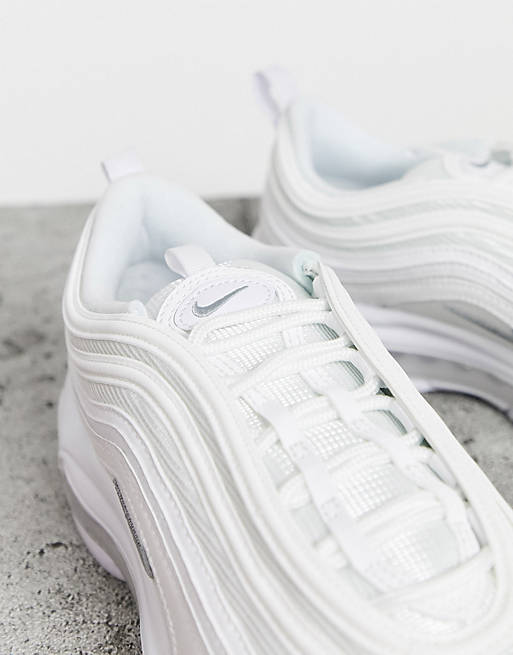 Nike Air Max 97 sneakers in triple white | ASOS شخصية شماغ