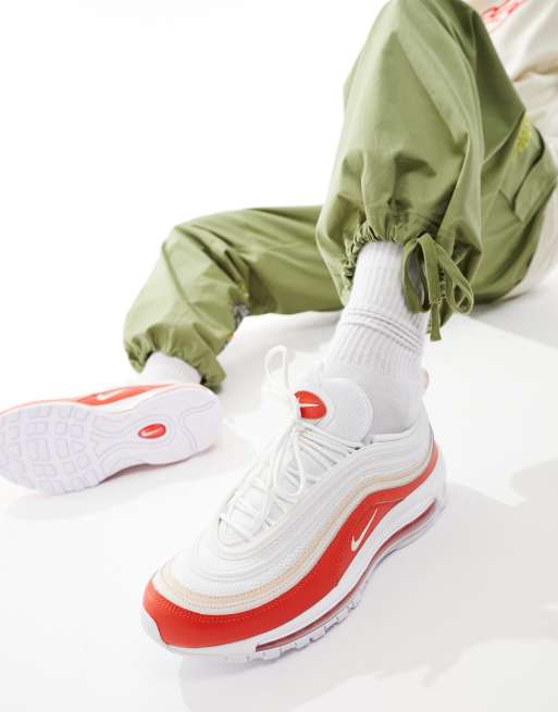 Nike air max 97 cheap blanche homme