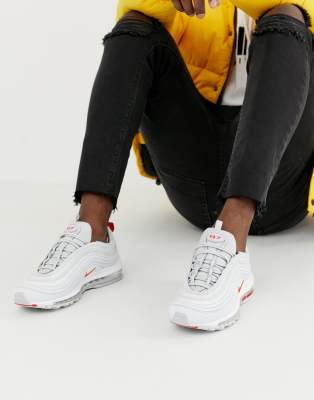 asos nike air max 97 white