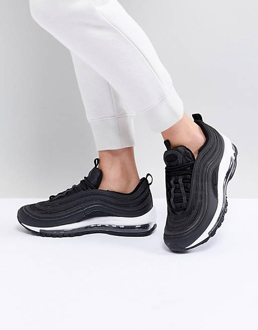 air max 97 nere bianche