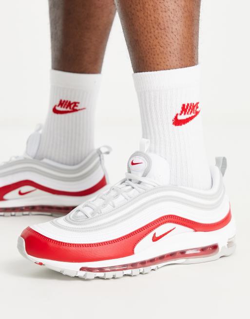 Nike 97 cheap red and white