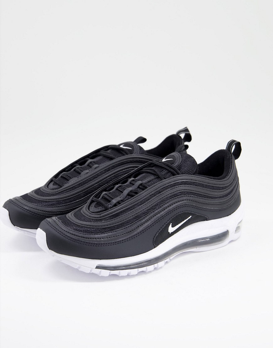Nike Air Max 97 trainers in black and white