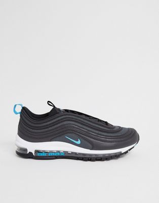 nike air max 97 trainers in black