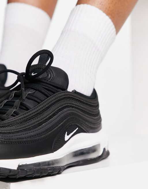 Air max 97 black with store white sole