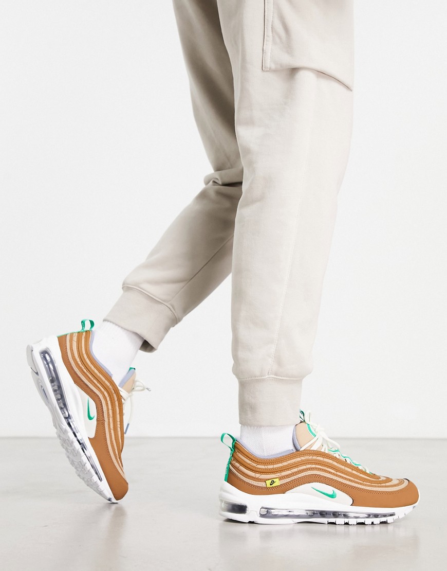 Nike Air Max 97 trainers in brown