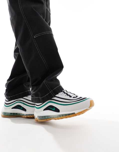 Nike Air Max 97 trainers in grey and navy - view 1