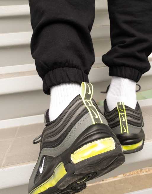 Lime green and outlet black air max 97