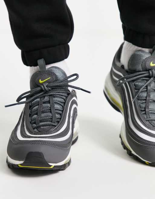 Nike Air Max 97 trainers in iron grey and white ASOS