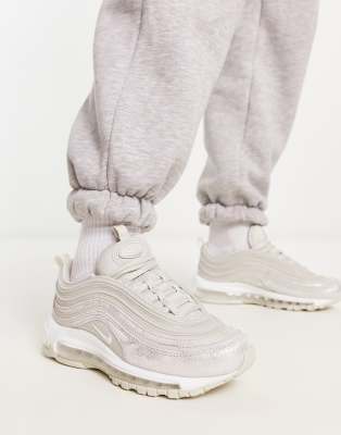 Nike Air Max 97 trainers in light bone-Grey