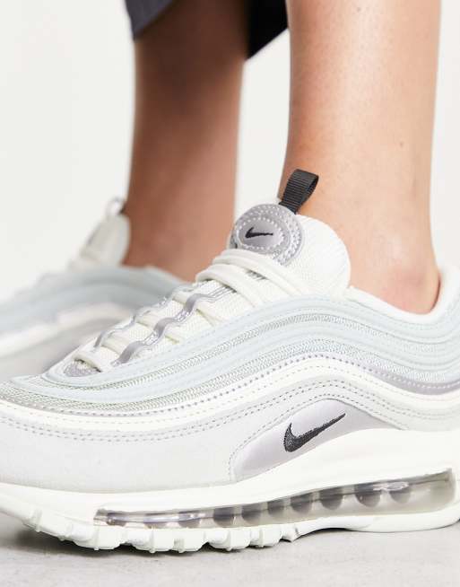 Nike Air Max 97 trainers in silver and smoke grey ASOS