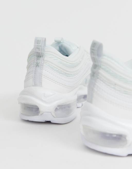 The Nike WMNS Air Max 97 Triple White Is A Clean Pair For Summer •