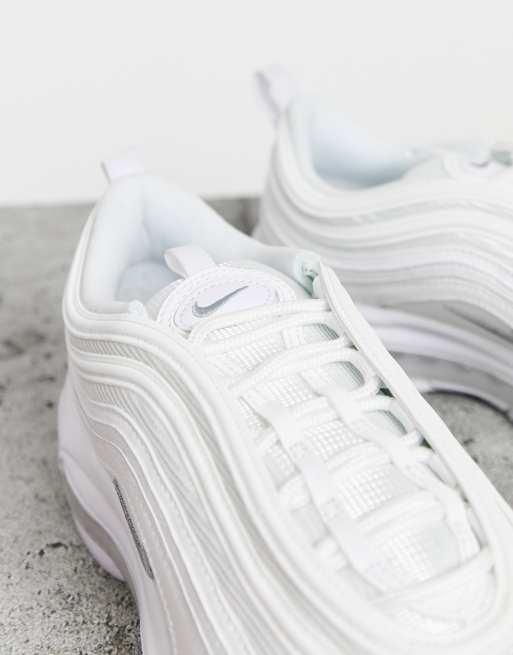 give Luscious Armstrong Nike Air Max 97 trainers in triple white | ASOS