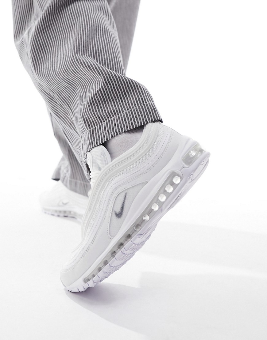 Nike Air Max 97 trainers in triple white