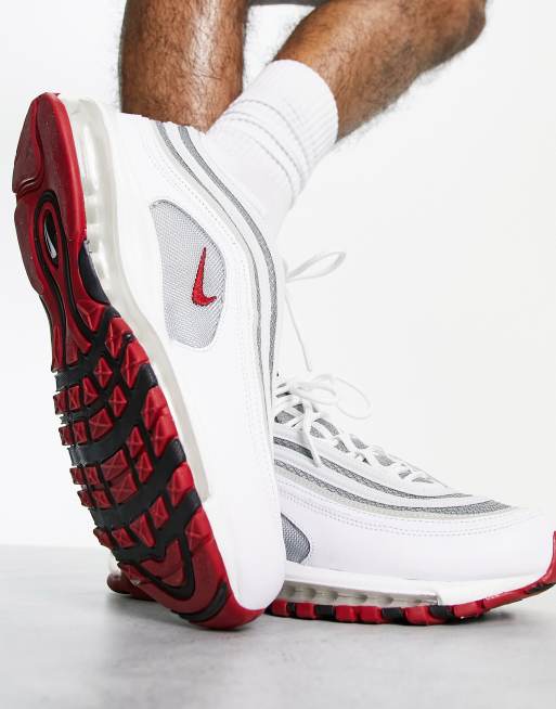 Air max 97 on sale grey and red