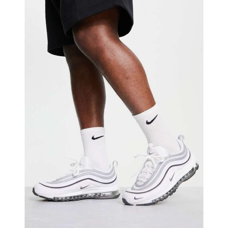 Nike Air Max 97 Trainers In White And Grey | Asos