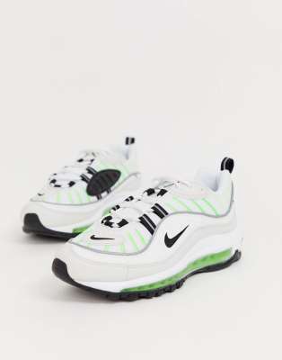 nike air max noir et vert fluo