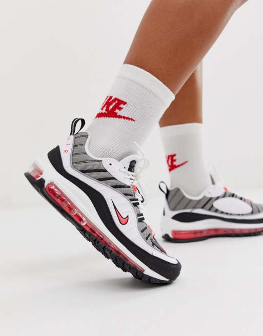 Air max 98 discount rouge et blanche