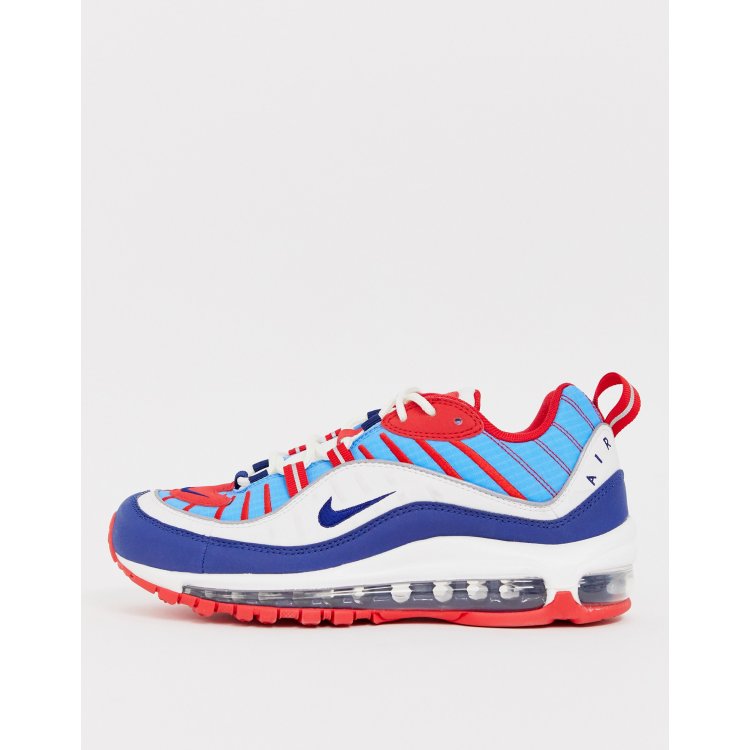 Air max 2024 98 bleu blanc