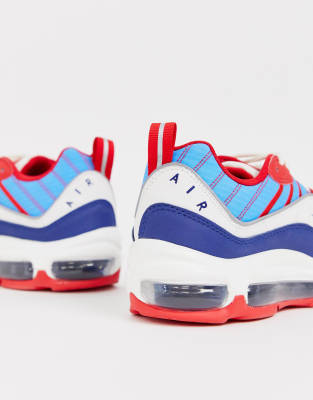 Air max 98 bleu et blanc on sale