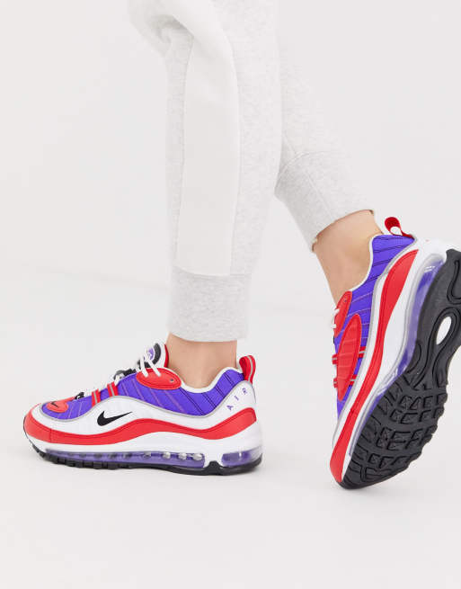 Air max 98 outlet rouge et blanche