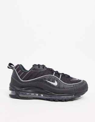 Nike Air Max 98 sneakers in black and 