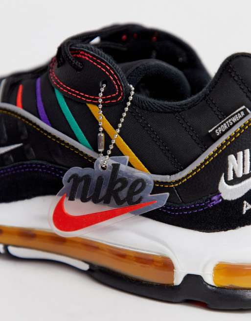 Air max 98 zwart hot sale