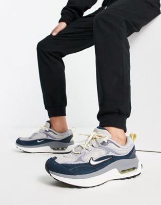 Nike Air Max Bliss trainers in grey and navy - ASOS Price Checker