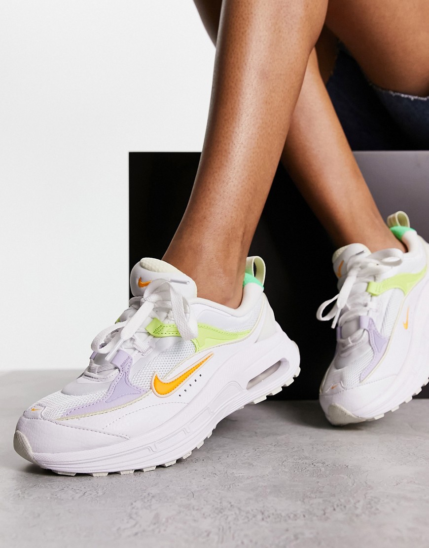 Nike Air Max Bliss easter trainers in white and multi