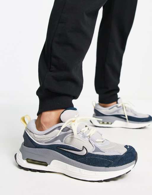 Nike Air Max - Bliss - Sneakers i grå og marineblå, 4 af 4