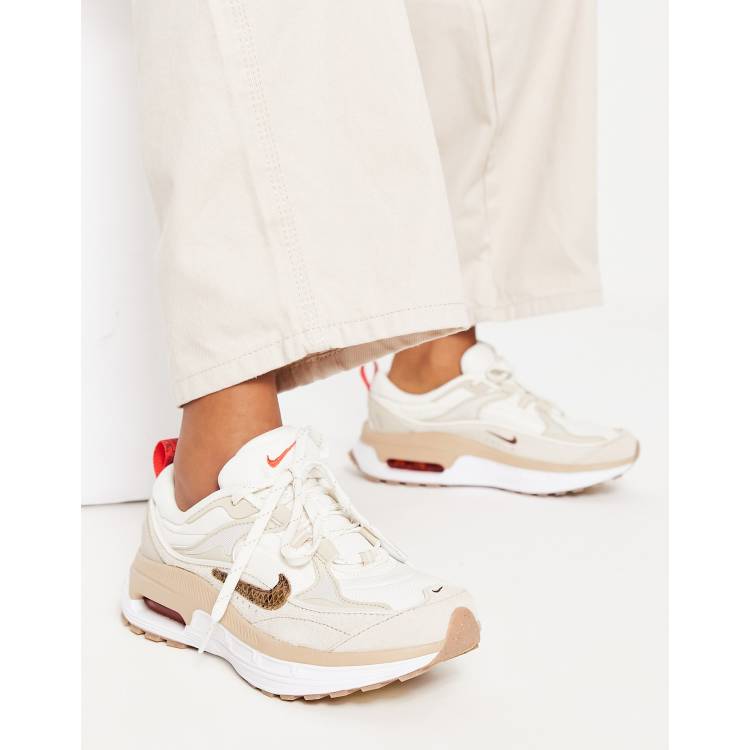 Nike Air Max Bliss in ivory/red IVORY | ASOS