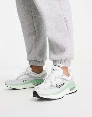 Nike Air Max Bliss Sneakers In White And Silver