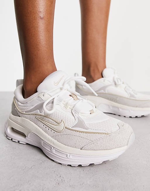 Nike Air Max Bliss trainers in summit white and photon dust | ASOS