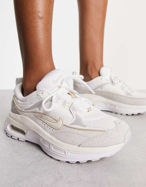 Nike – Air Max Bliss – Vita och ljusgrå träningsskor, 4 av 4