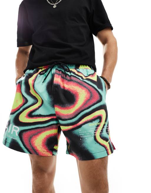 Nike Air Max Club woven shorts in black and multi