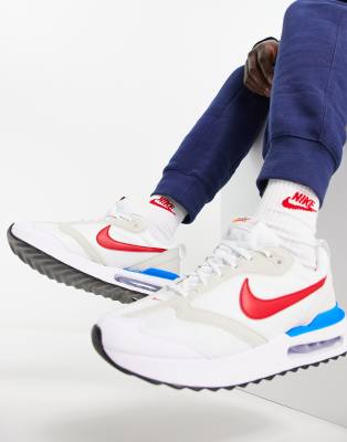 white red blue nike air max