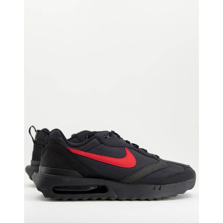 Nike thea black and red sale