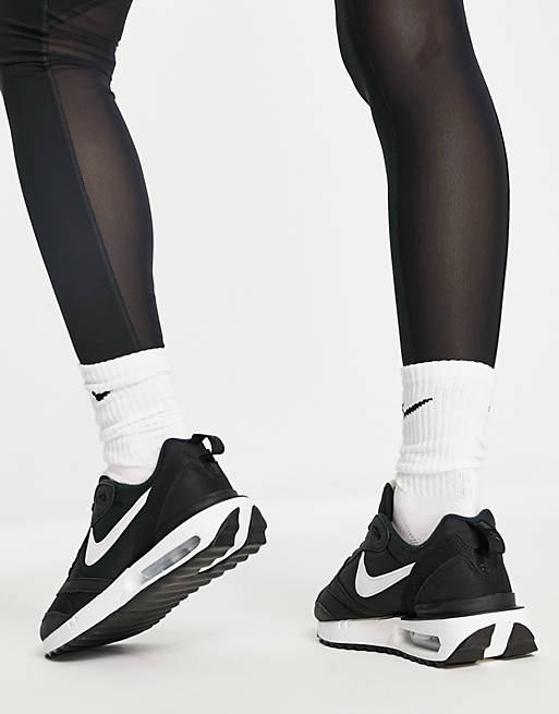 Nike Air Max Dawn sneakers in black/summit white | ASOS