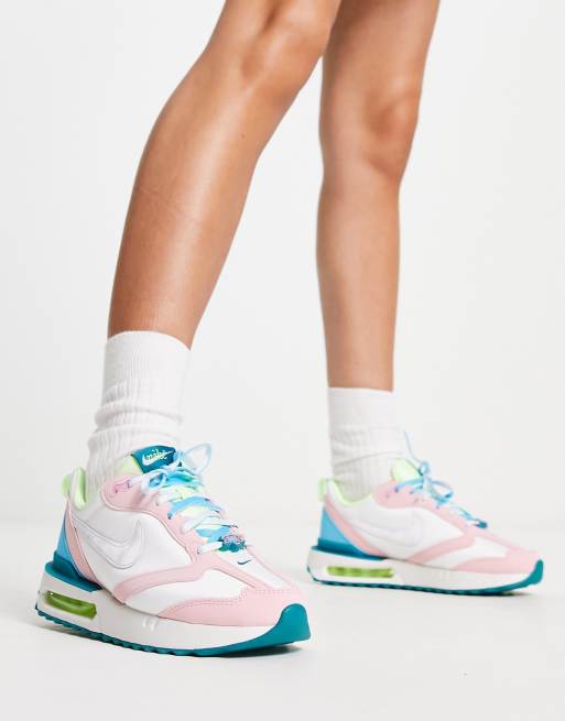 Nike Air Max Dawn sneakers in white and multi | ASOS