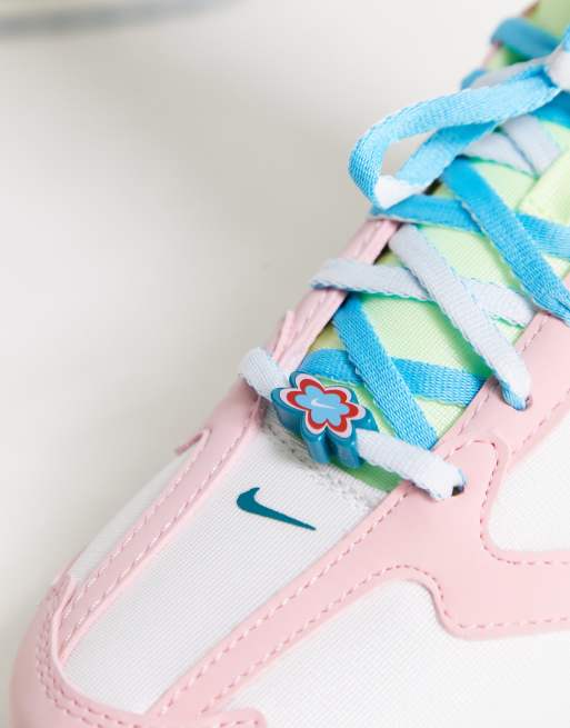 Nike Air Max Dawn sneakers in white and multi | ASOS