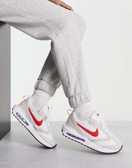 richting Document Discriminerend Nike Air Max - Dawn - Sneakers in wit en rood | ASOS