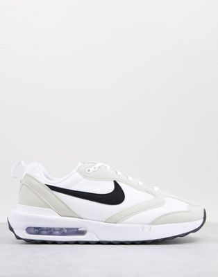 Nike Air Max Dawn trainers in white and black - ASOS Price Checker