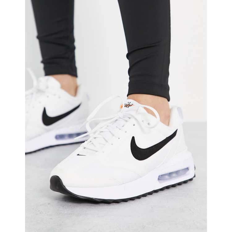 kilometer Blossom gennemførlig Nike Air Max Dawn trainers in white and black | ASOS