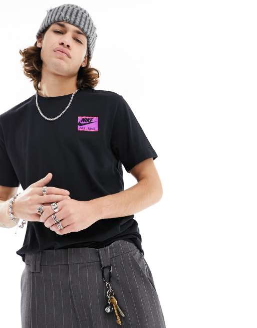Nike Air Max day graphic t shirt in black ASOS