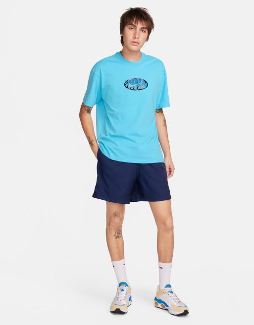 Nike Air Max day graphic T shirt in blue