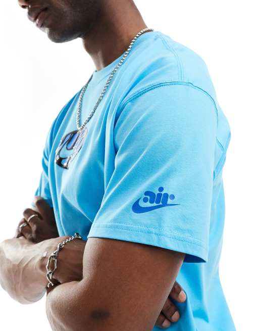 Nike Air Max day graphic t-shirt in blue | ASOS
