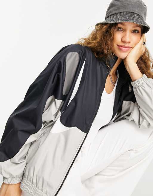 Nike - Air Max Day - Jack met rits en panelen in zwart en tin