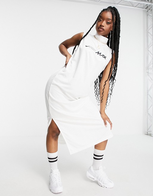 Nike Air Max Day maxi dress in white